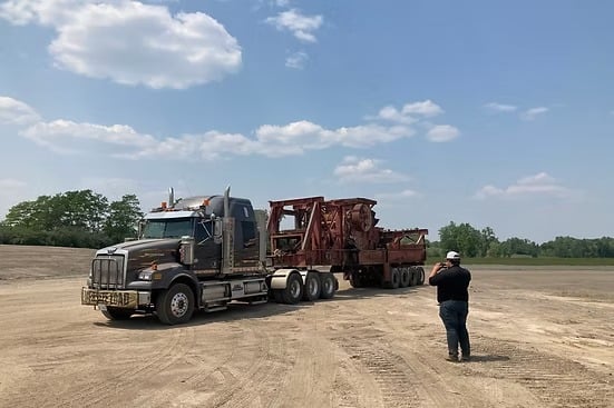 Jaw crusher equipment ready for service